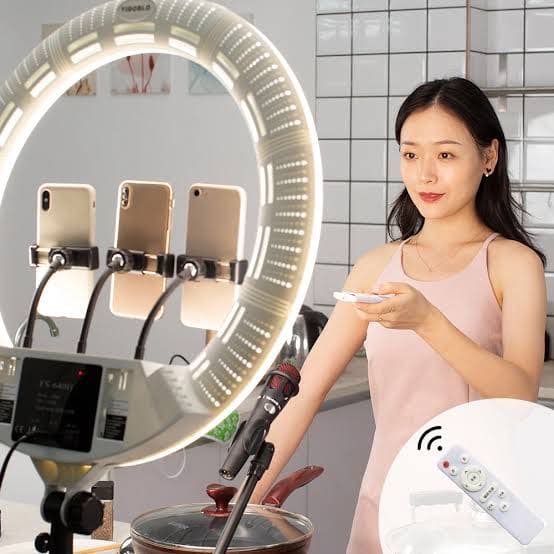 Professional Ring Light, 22inch Led Ring Lamp, Photographic Tiktok Lamp, Beauty Selfie Led Digital Ring Light, Photography Lighting with RC for Selfie YouTube Live Streaming Professional Ring Light, 22inch Led Ring Lamp, Photographic Tiktok Lamp, Beauty Selfie Led Digital Ring Light, Photography Lighting with RC for Selfie YouTube Live Streaming